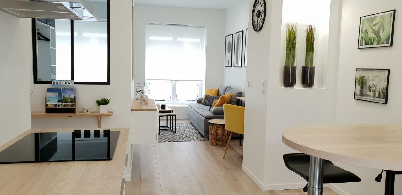 Апартаменты Le P'Tit Atelier, Terrasse Privative Лорьян Экстерьер фото